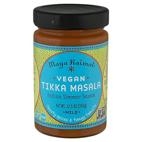 slide 1 of 1, Maya Kaimal Sauce Tikka Masala Vegan, 12.5 oz