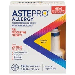 Astepro Allergy Full Prescription Strength Antihistamine Nasal Spray 0.78 fl oz