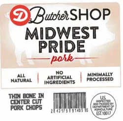 Dierbergs Thin Bone In Center Cut Chop