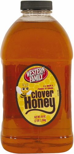 slide 1 of 1, Western Family Clover Honey, 48 oz