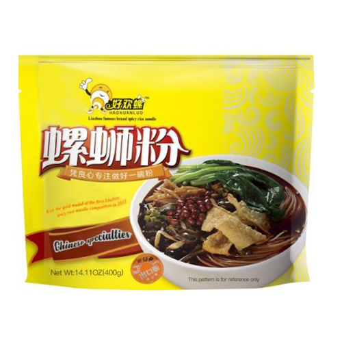slide 1 of 1, HAOHUANLUO Rice Noodle (Yellow Package), 14.11 oz
