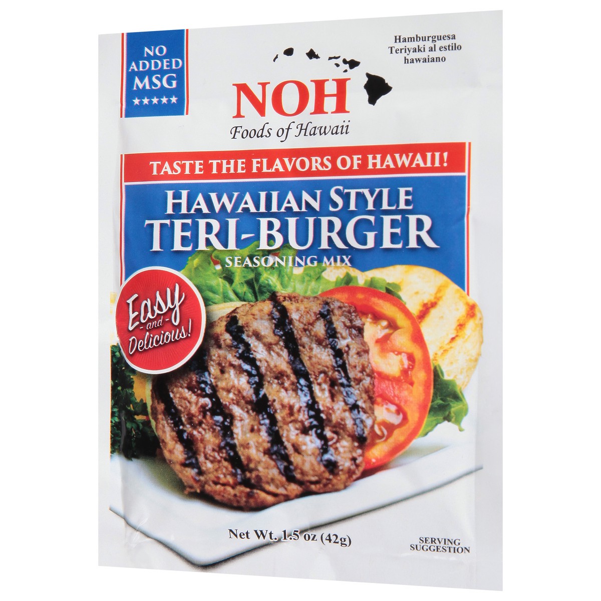 slide 3 of 9, NOH Hawaiian Style Teri-Burger Seasoning Mix 1.5 oz, 