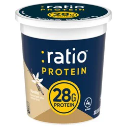 :ratio Yogurt Protein Cultured Dairy Snack, Vanilla, 28g Protein, 24 oz