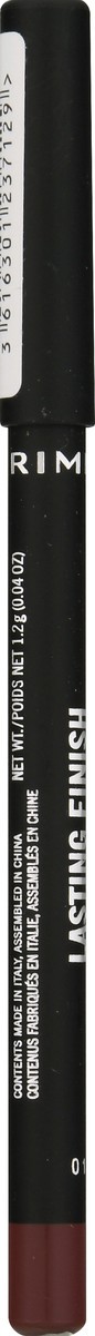 slide 11 of 11, Rimmel London Lasting Finish Wine 880 Lip Liner 1.2 g, 04 oz