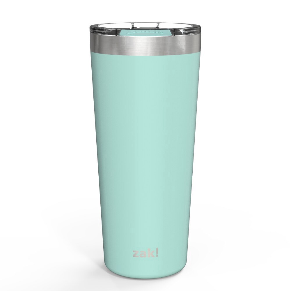 slide 1 of 1, Zak! Designs Macaron Powder Coat Stainless Steel Tumbler, 20 oz
