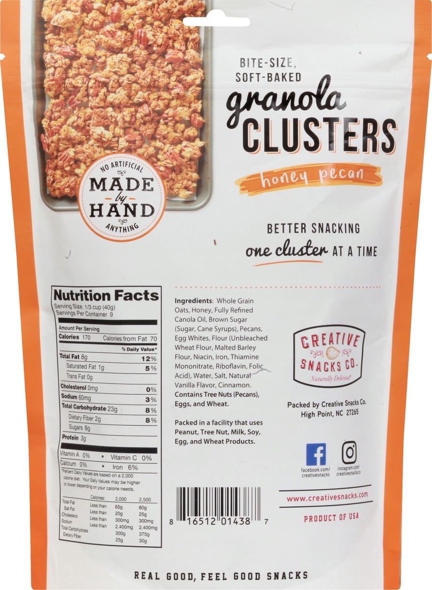 slide 3 of 7, Creative Snacks Granola Clusters 12 oz, 12 oz