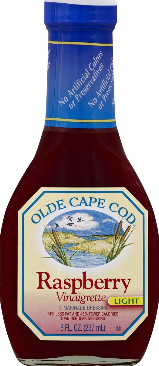 slide 2 of 2, Olde Cape Cod Vinaigrette & Marinade Dressing, Raspberry, Light, 8 fl oz