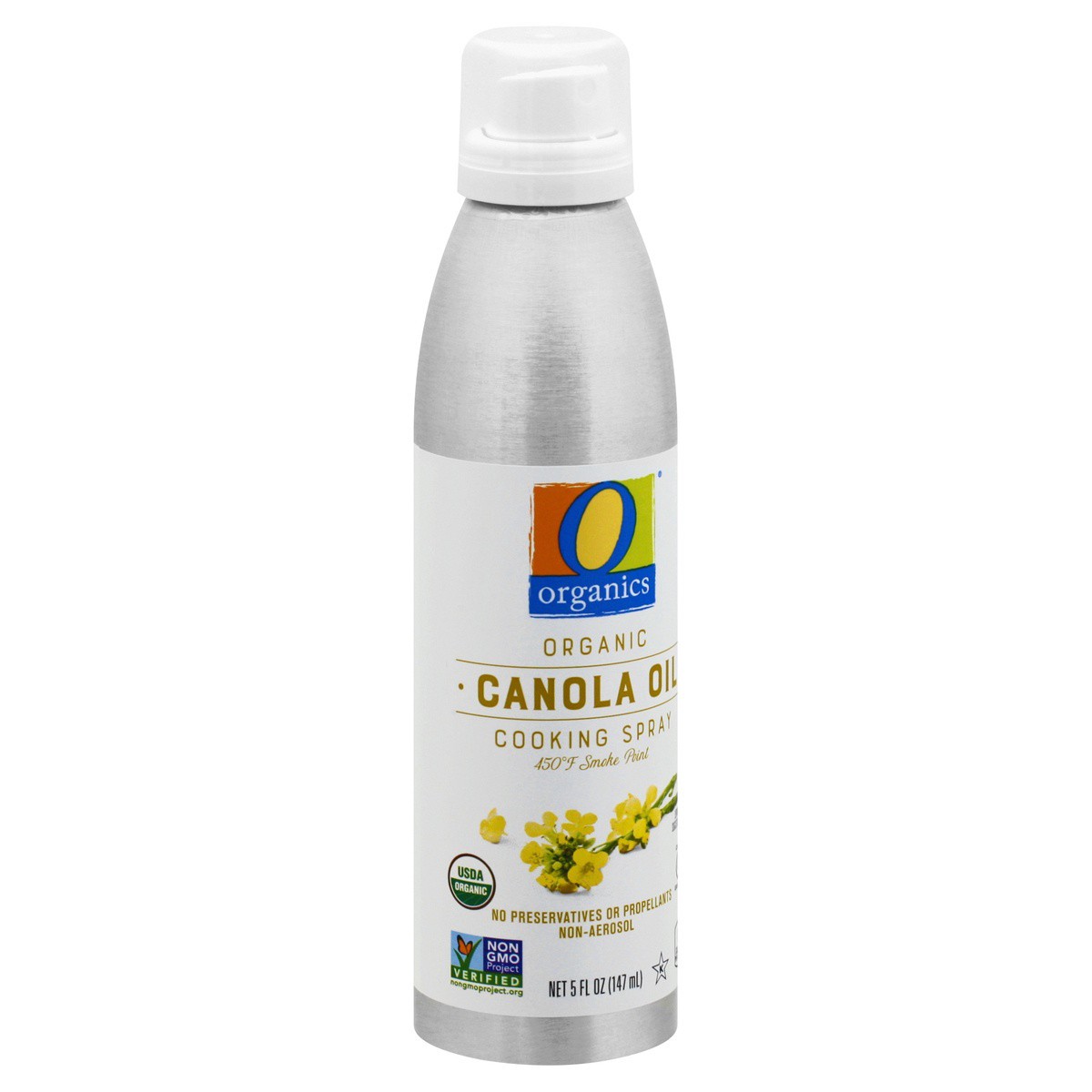 slide 2 of 9, O Organics Organic Canola Oil Cooking Spray Non-Stick, 5 oz
