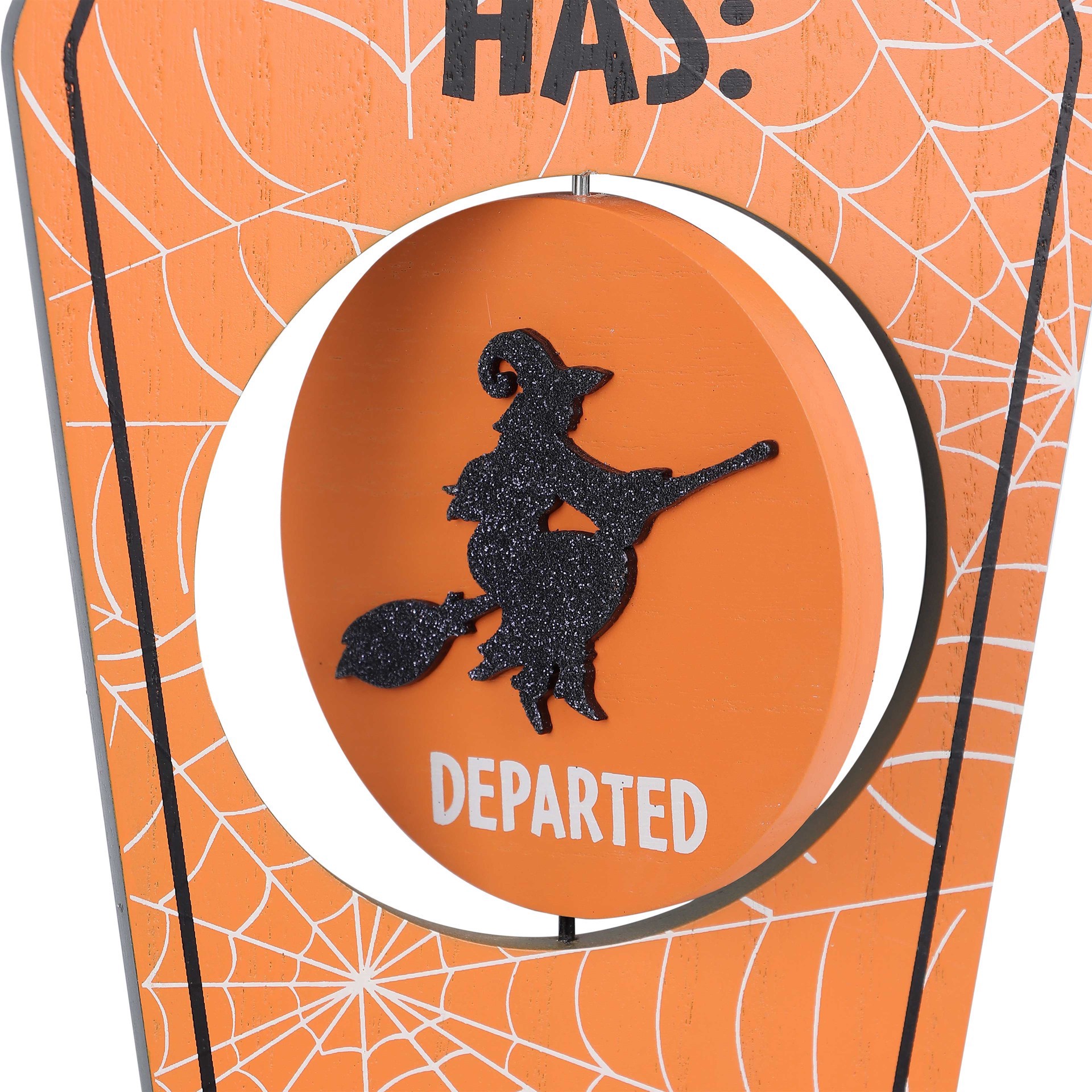slide 7 of 8, 17.5" Hanging Reversible Witch Coffin Sign By Ashland, 6.6 in x 0.6 in x 17.5 in