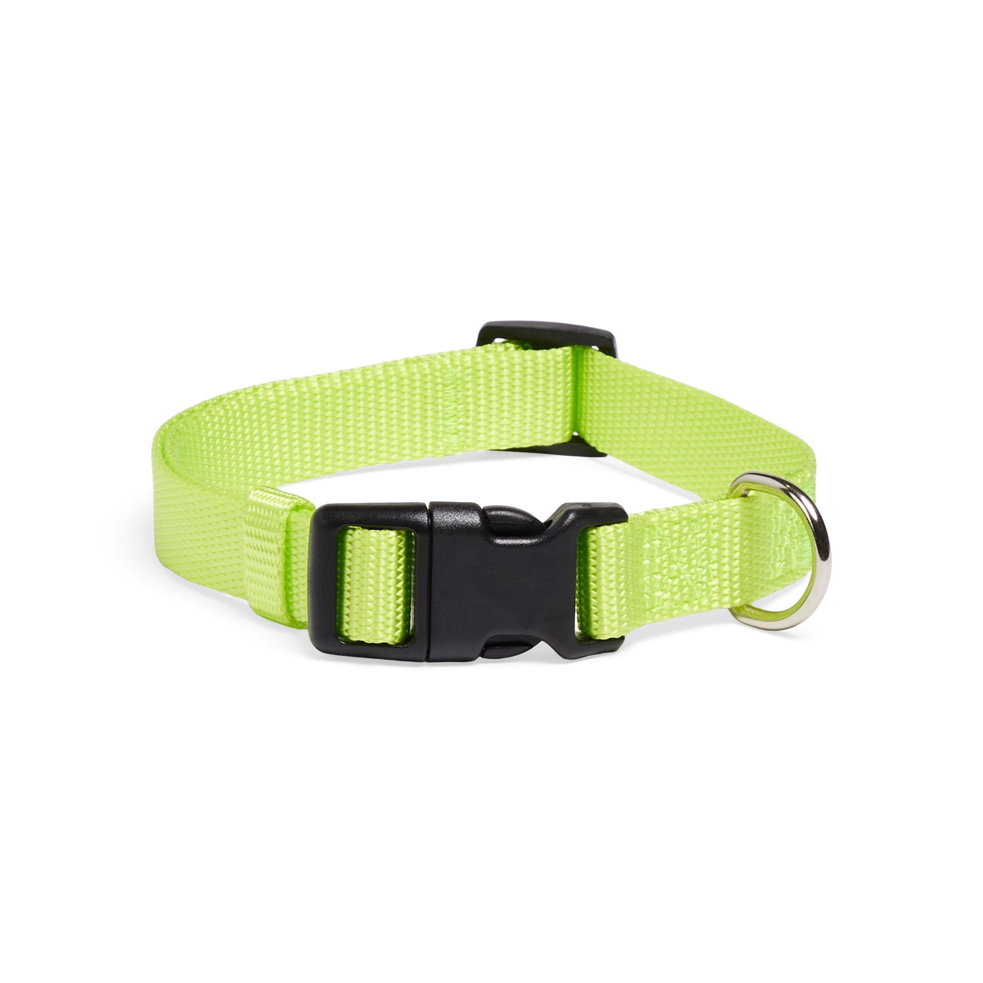 slide 1 of 1, YOULY Adjustable Dog Collar, Neon Green, Medium, MED