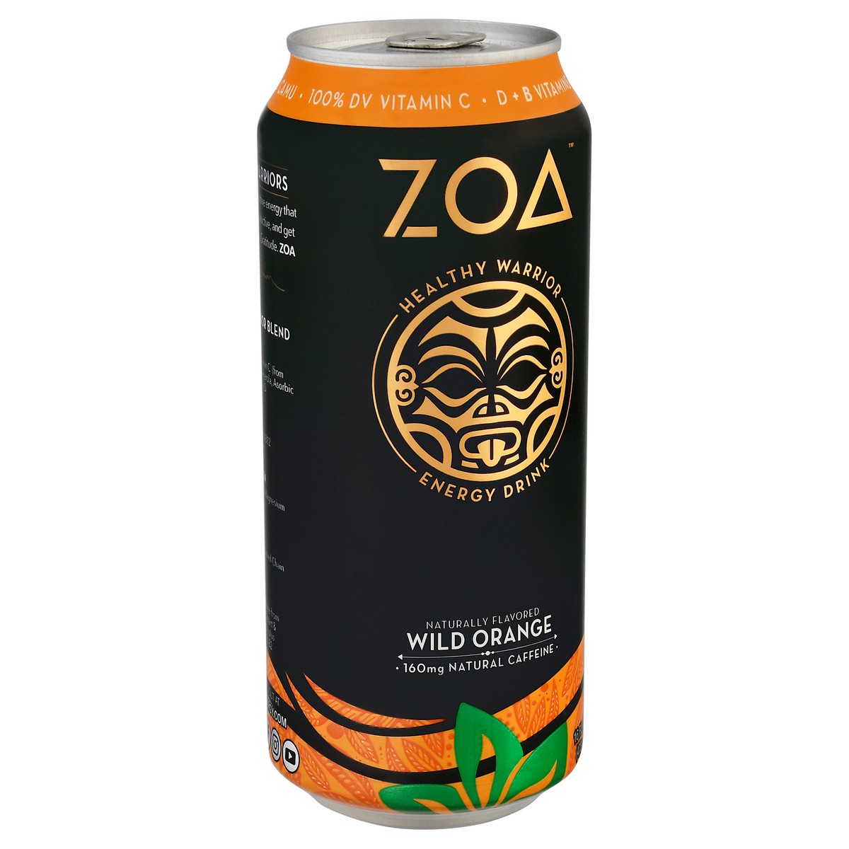 slide 2 of 9, ZOA Wild Orange Energy Drink 16 fl oz Can, 16 fl oz