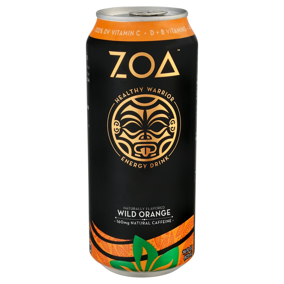 slide 1 of 9, ZOA Wild Orange Energy Drink 16 fl oz Can, 16 fl oz