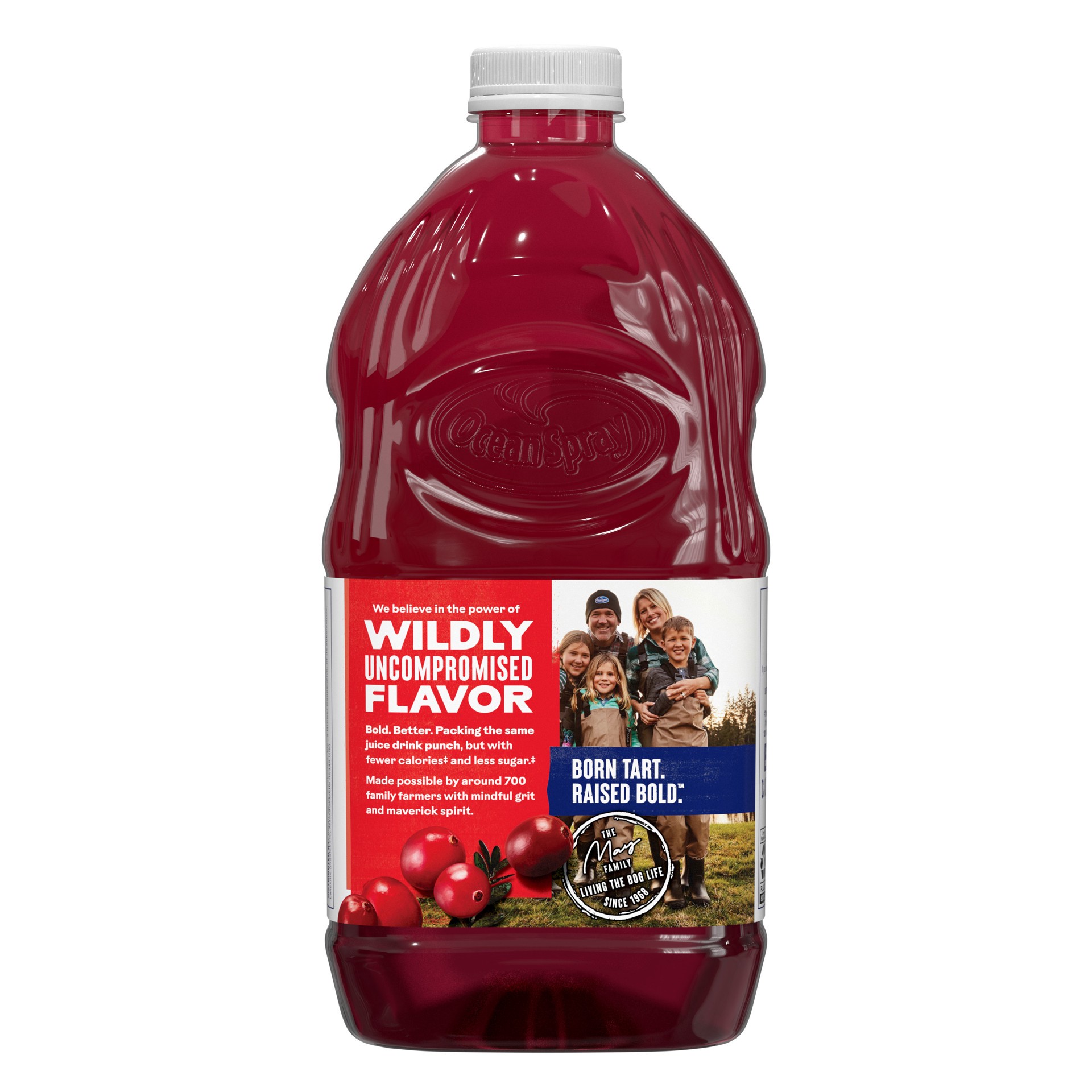 slide 6 of 6, Ocean Spray Light‡ 50 Cran-Grape ™ Cranberry and Grape Juice Drink, 64 fl oz