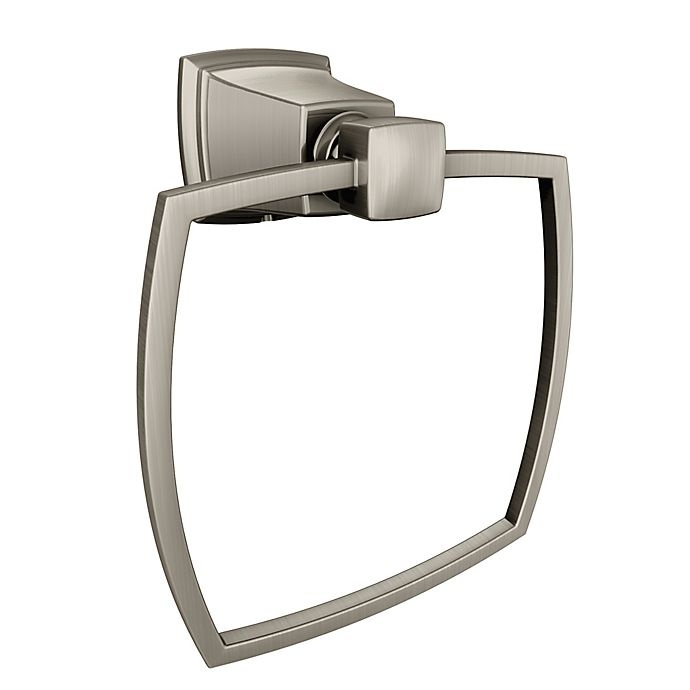 slide 1 of 2, Moen Boardwalk Towel Ring - Brushed Nickel, 1 ct