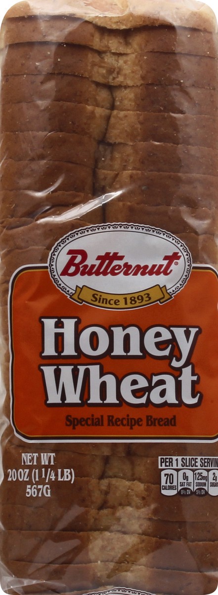 slide 4 of 9, Butternut Honey Wheat Bread 20 oz, 20 oz