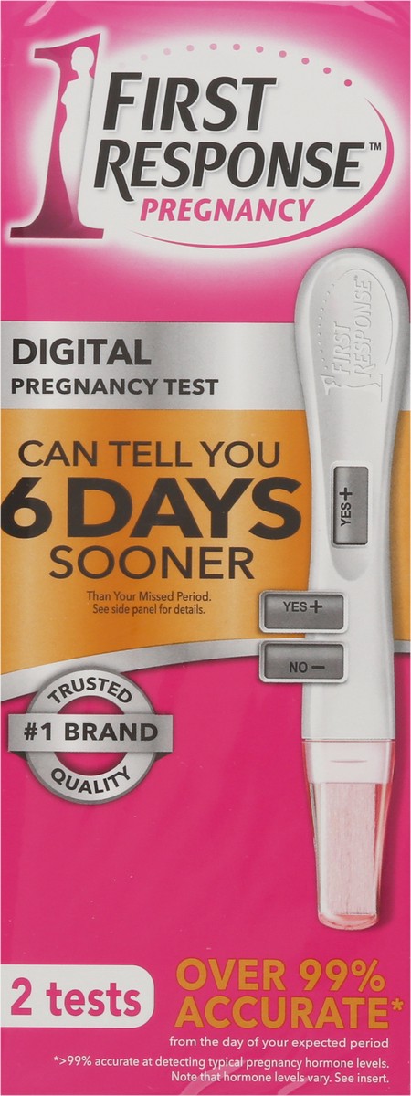 slide 5 of 9, First Response Gold Digital Pregnancy Test, 2 Pack, 2 ct