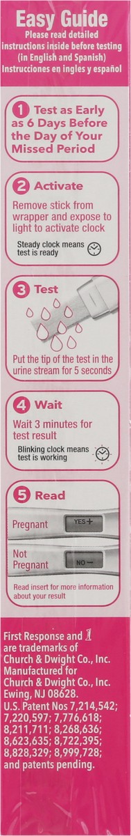 slide 6 of 9, First Response Gold Digital Pregnancy Test, 2 Pack, 2 ct