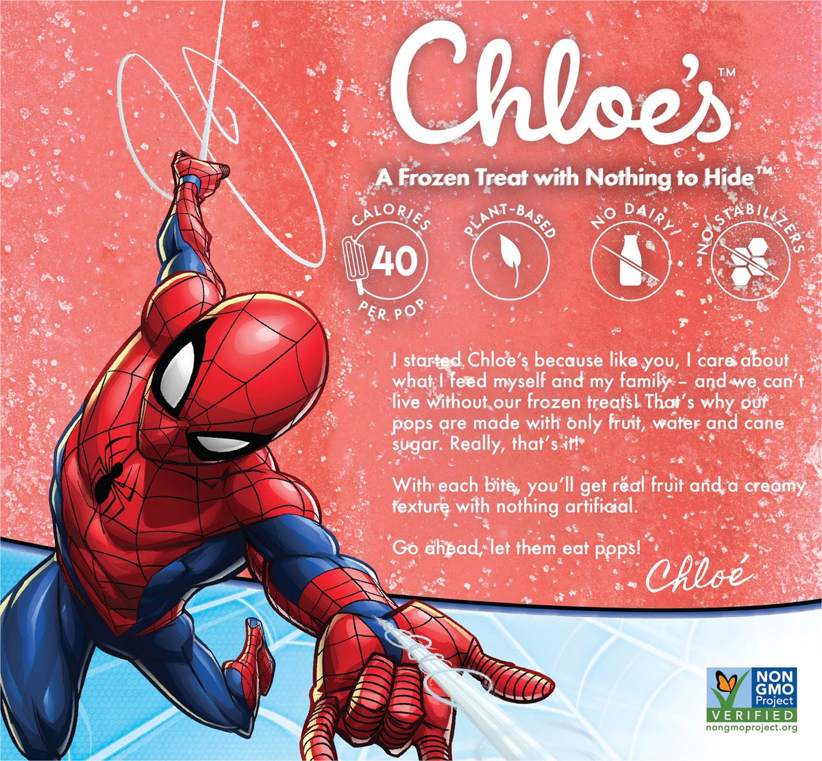 slide 5 of 8, Chloe's Strawberry-Lemon Spider-Man Pops, 10 ct