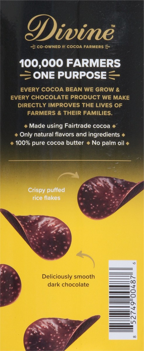 slide 7 of 15, Divine Dark Crispy Thins 2.8 oz, 2.8 oz