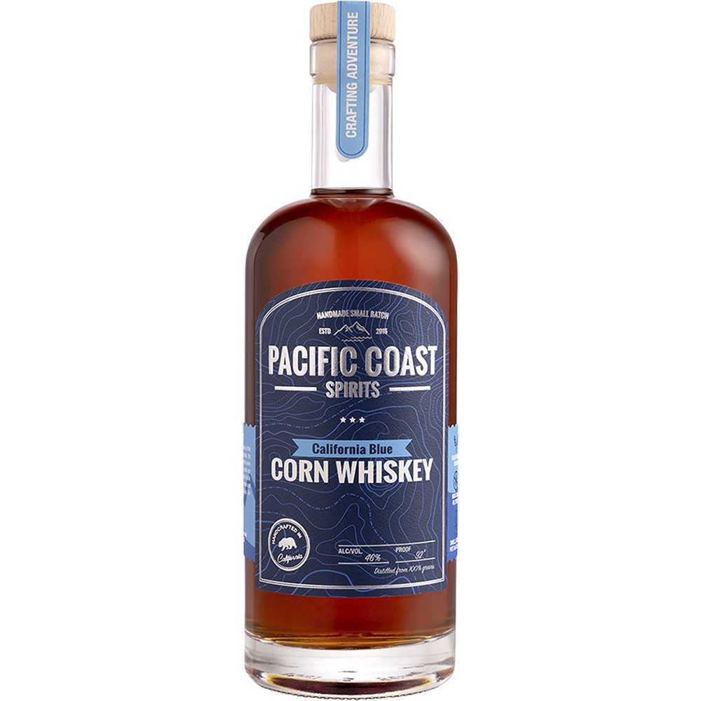 slide 1 of 1, Pacific Coast Spirits Pacific Coast Blue Corn Whiskey, 750 ml