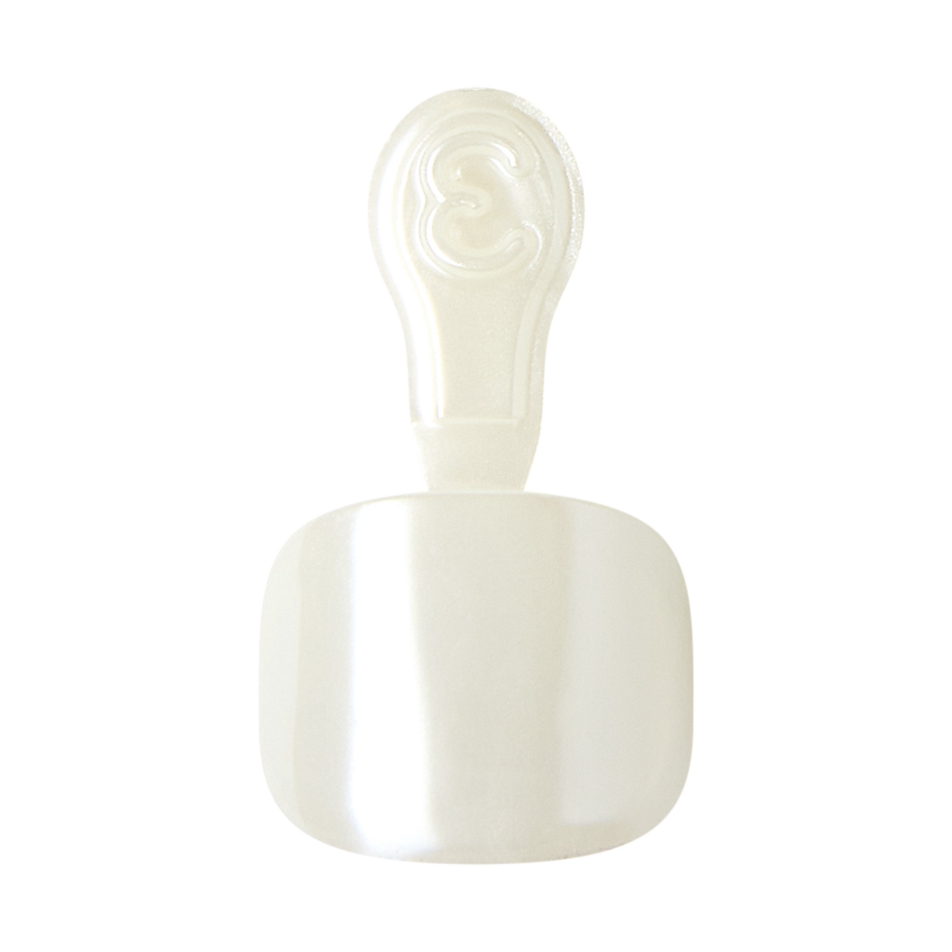 slide 2 of 5, imPRESS Premium Press-On Toenails, No Glue Needed, Glazed Donut, White Square, 27 Ct., 28 pc