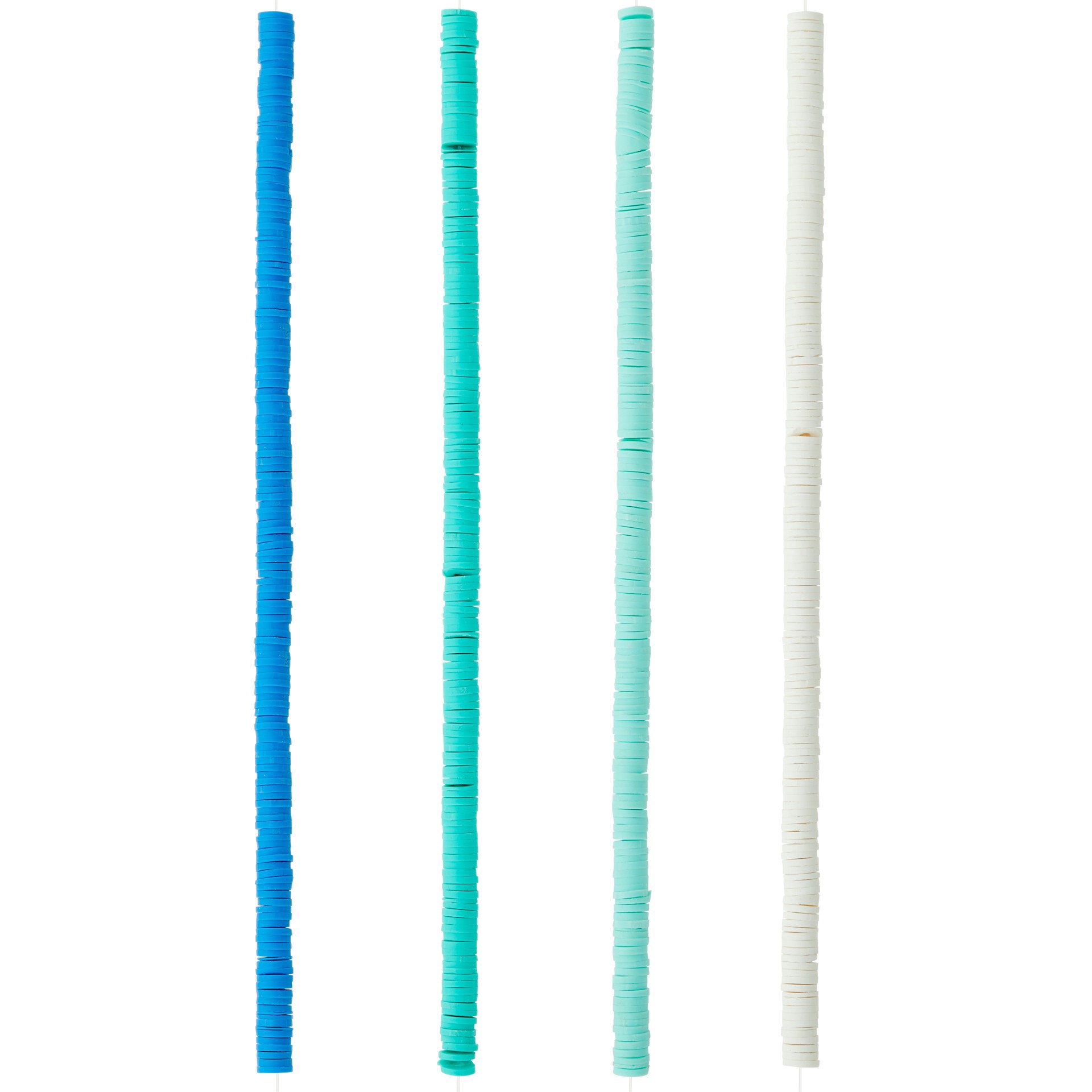 slide 2 of 3, Turquoise Clay Spacer Heishi Beads, 6mm By Bead Landing, 6 mm