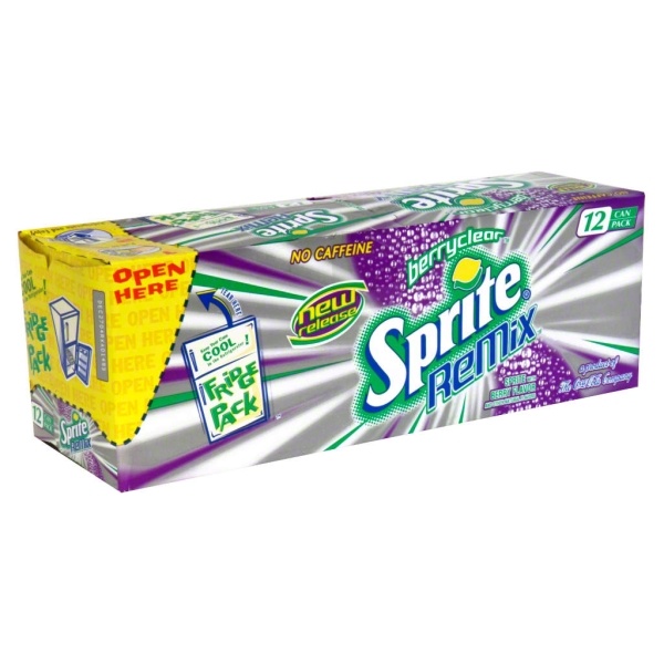 slide 1 of 1, Sprite Remix Berryclear - 12 ct; 12 fl oz, 12 ct; 12 fl oz