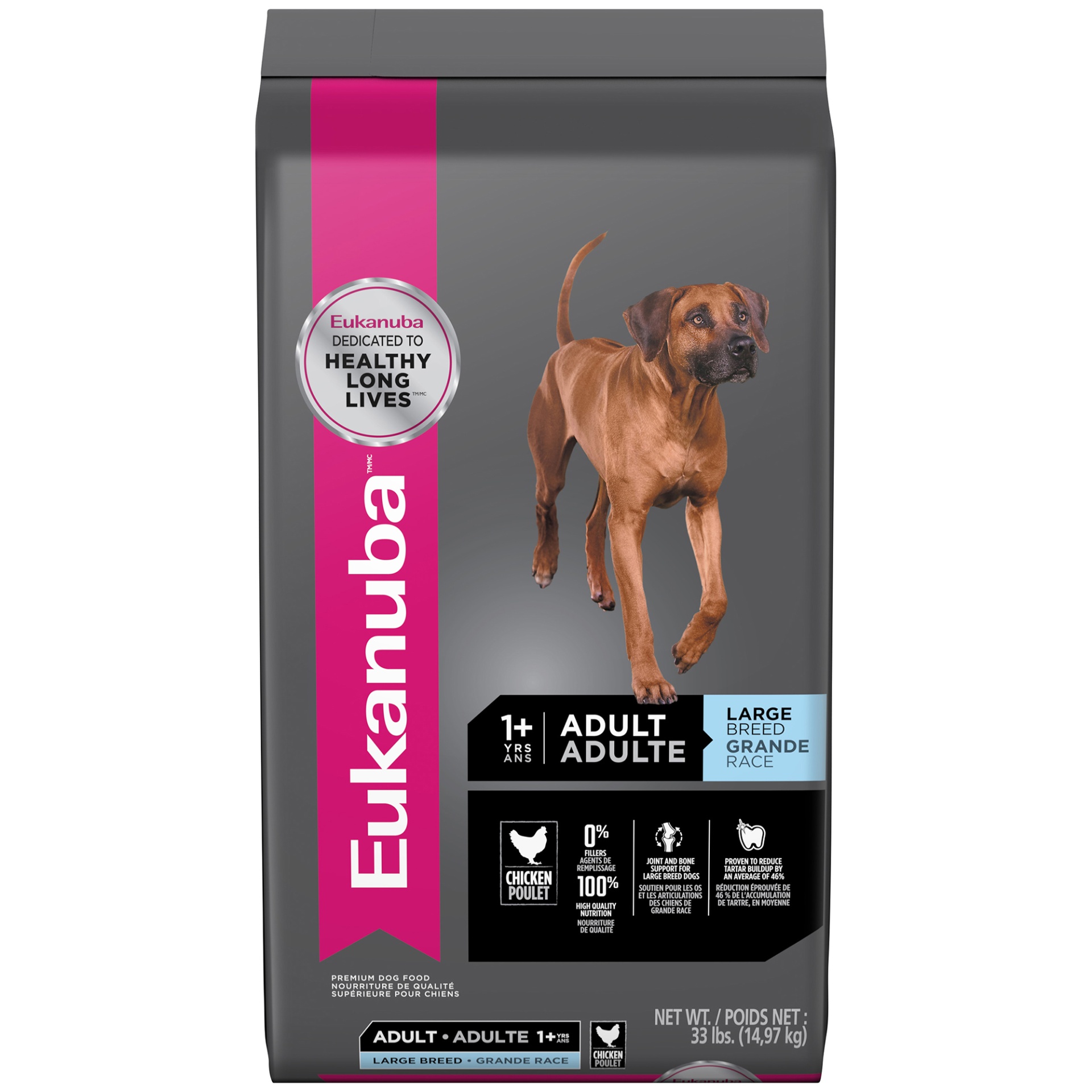 slide 1 of 5, Eukanuba Euk Dg Lrg Brd 132, 33 lb