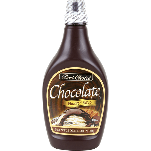 slide 1 of 1, Best Choice Chocolate Syrup Squeeze Bottle, 24 oz