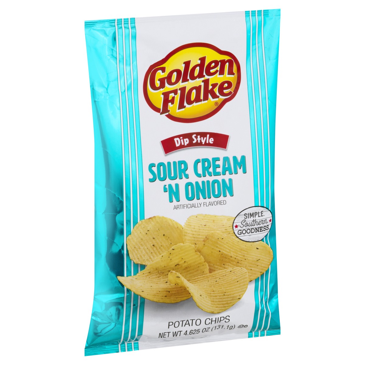 slide 5 of 10, Golden Flake Sour Cream And Onion, 14.63 oz