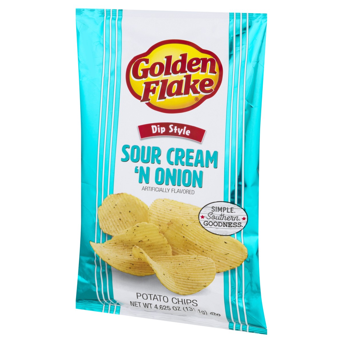 slide 3 of 10, Golden Flake Sour Cream And Onion, 14.63 oz