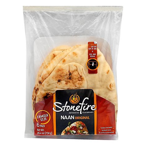 slide 1 of 1, Stonefire Original Teardrop Family Pack Naan - 26.5 OZ, 26.5 oz