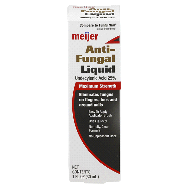 slide 1 of 4, Meijer Anti-Fungal Nail Solution, 1 oz