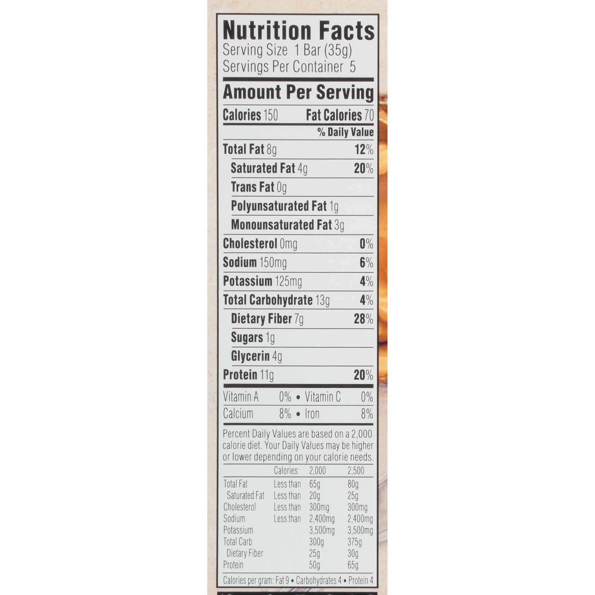 slide 7 of 8, Atkins Peanut Butter Fudge Crisp Snack Bar, 5 ct; 1.23 oz