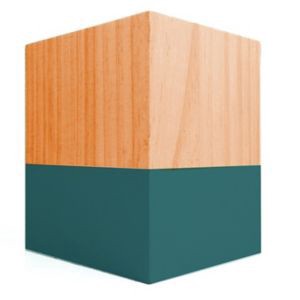 slide 1 of 1, U Style Collections U Style Ecokind Square Wooden Pencil Cup, 1 ct