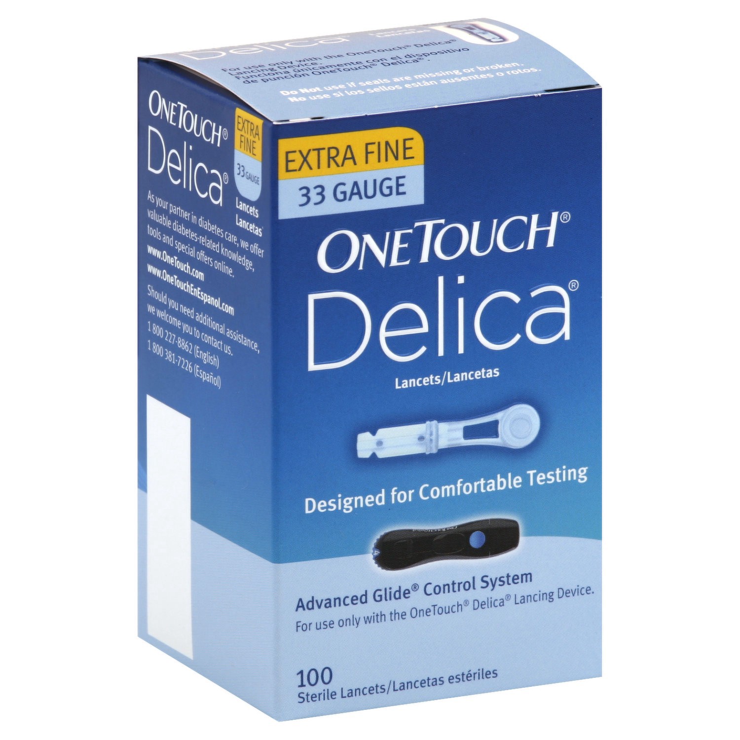 slide 1 of 1, OneTouch One Touch Delica Lancets 100Ct, 100 ct