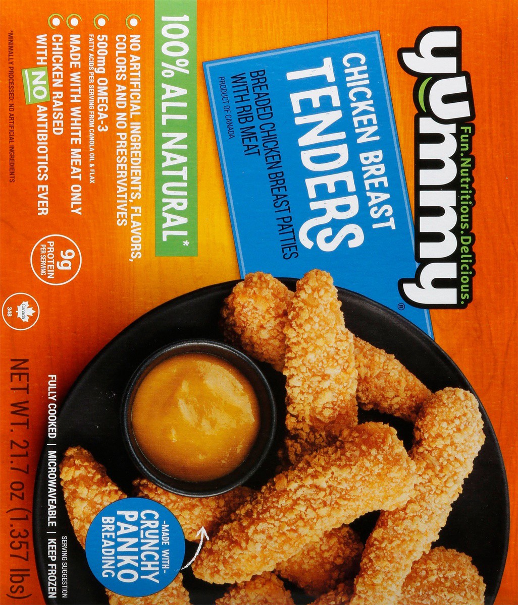 slide 6 of 9, Yummy All Natural Chicken Breast Tenders, 21.7 oz, 21.7 oz