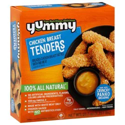 Yummy All Natural Chicken Breast Tenders, 21.7 oz