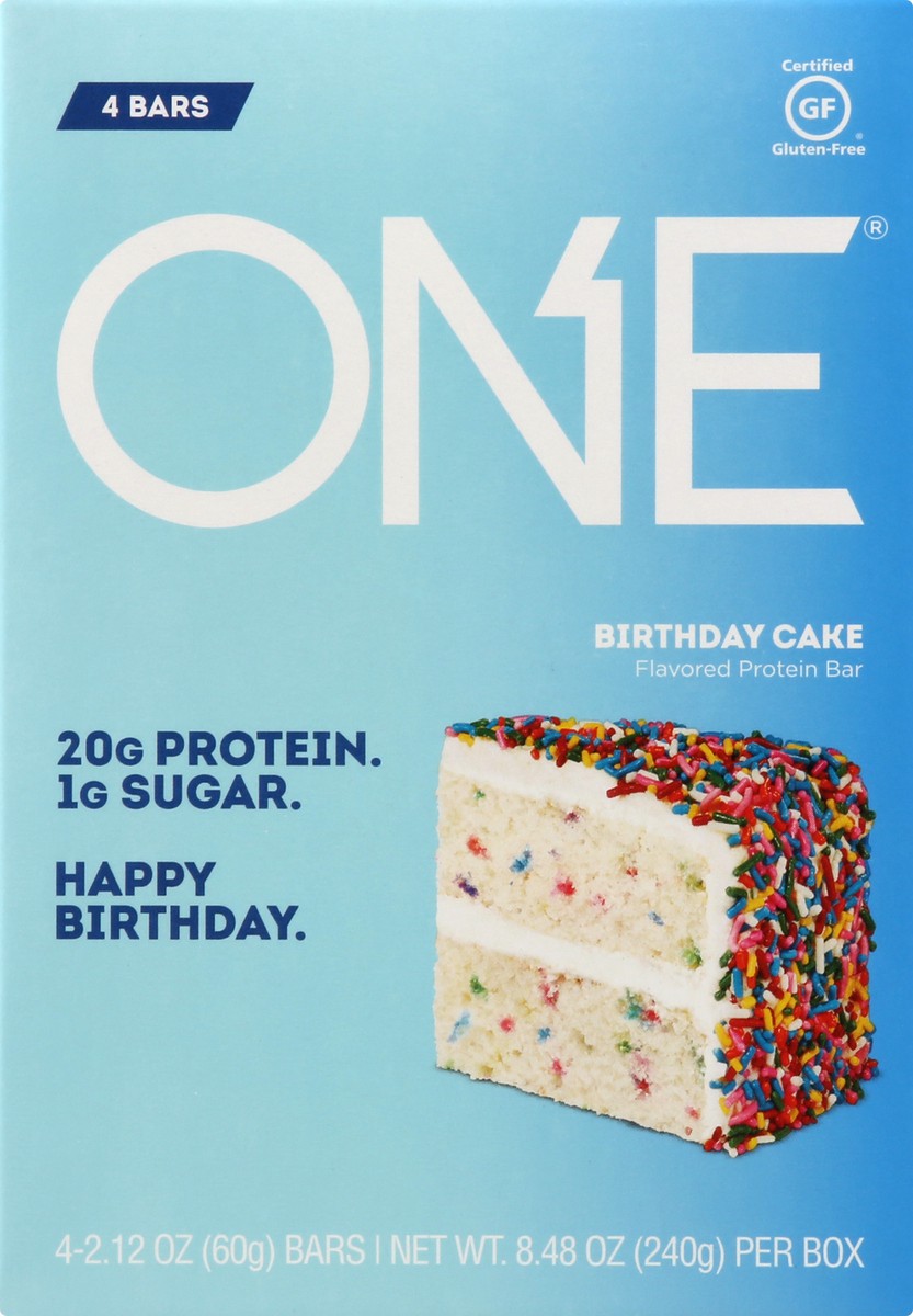 slide 8 of 11, ONE Protein Bar - Birthday Cake - 4ct, 4 ct