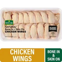 Heritage Farm Bone-In Skin-On Chicken Wings