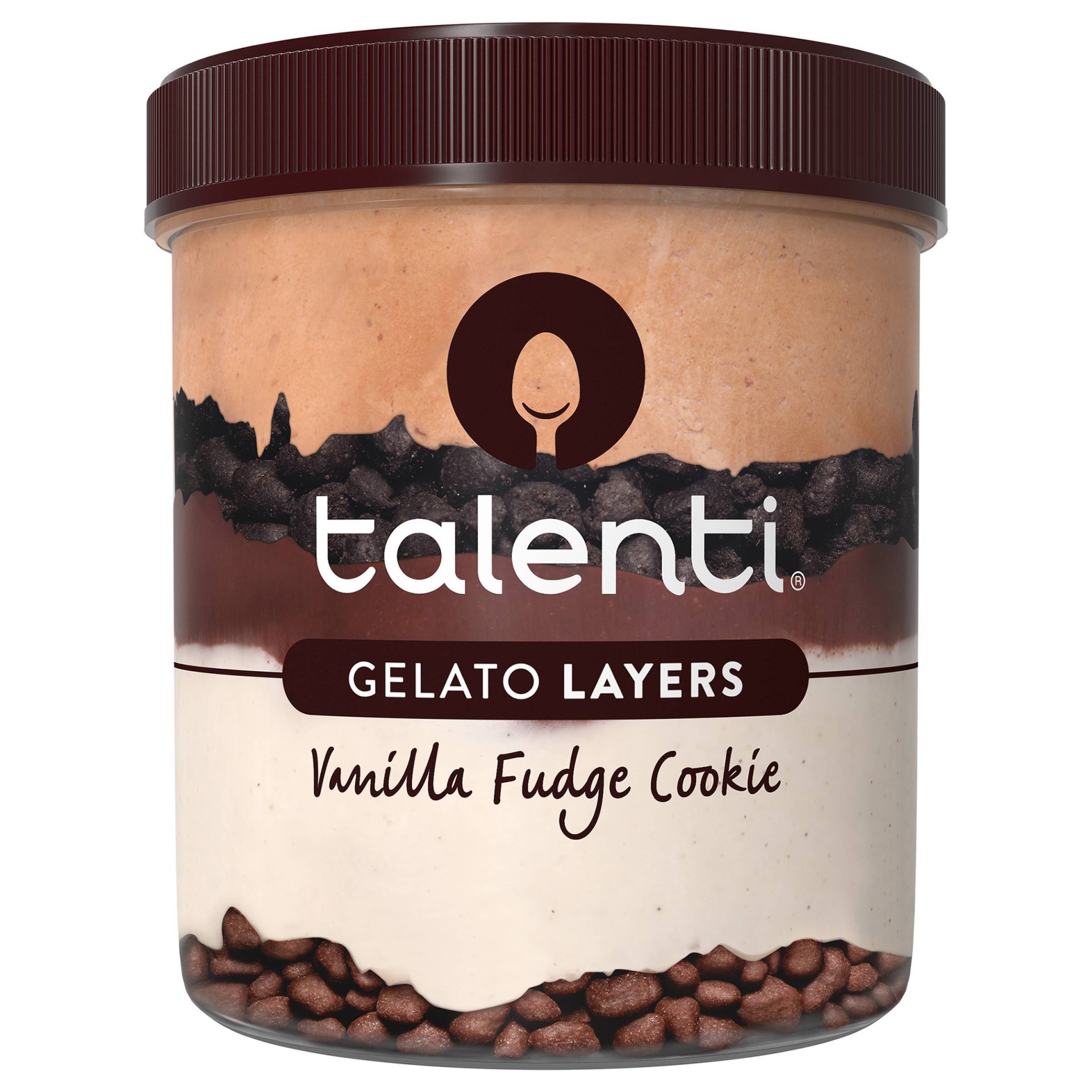 slide 1 of 2, Talenti Layers Vanilla Fudge Cookie, 16 oz