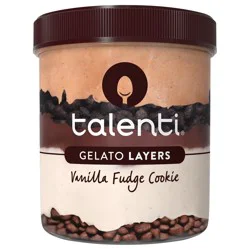 Talenti Gelato Layers Vanilla Fudge Cookie, 303.3g