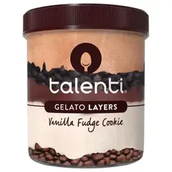 Talenti Gelato Layers Vanilla Fudge Cookie, 303.3g