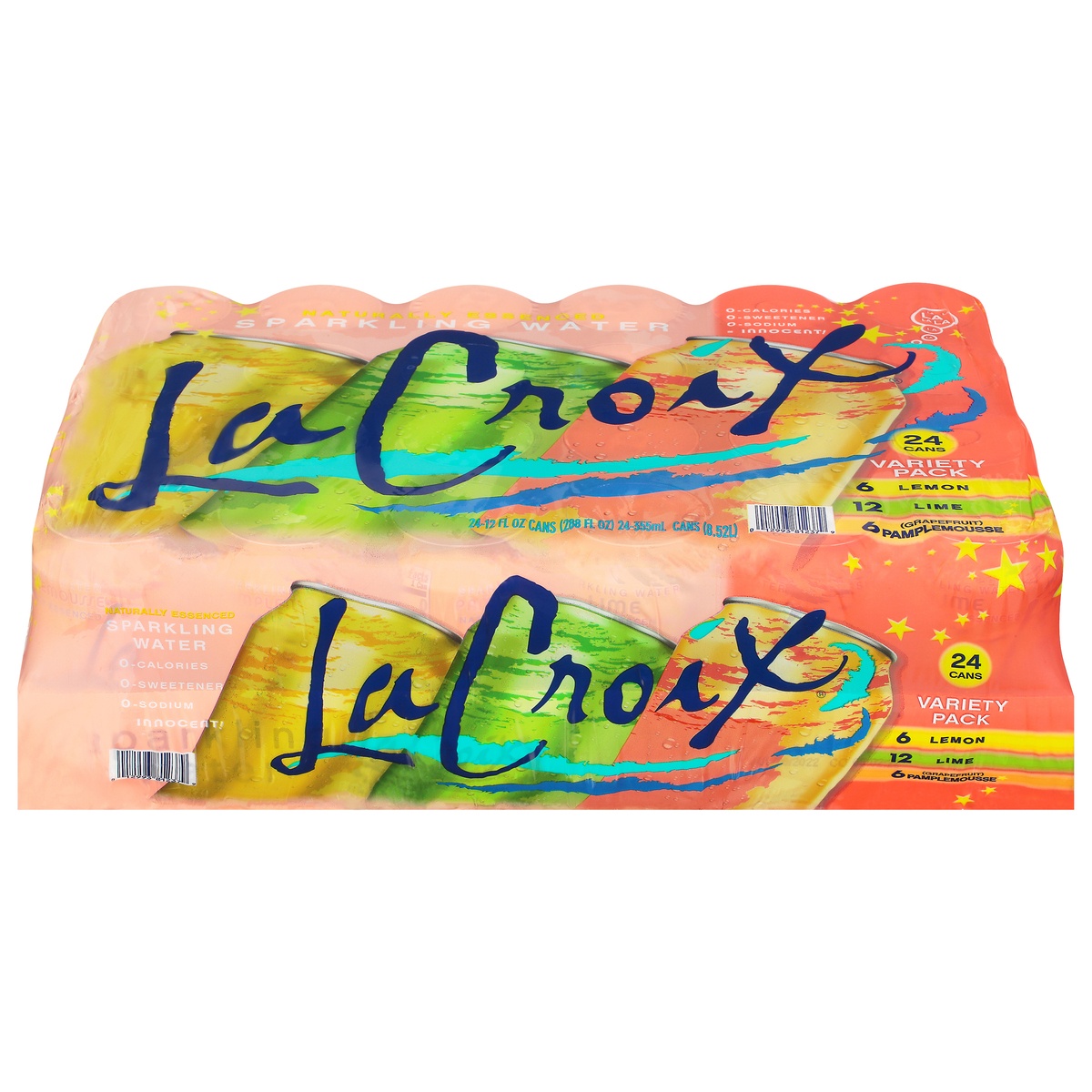 slide 1 of 3, La Croix Sparkling Water Variety Pack, 24 ct; 12 fl oz