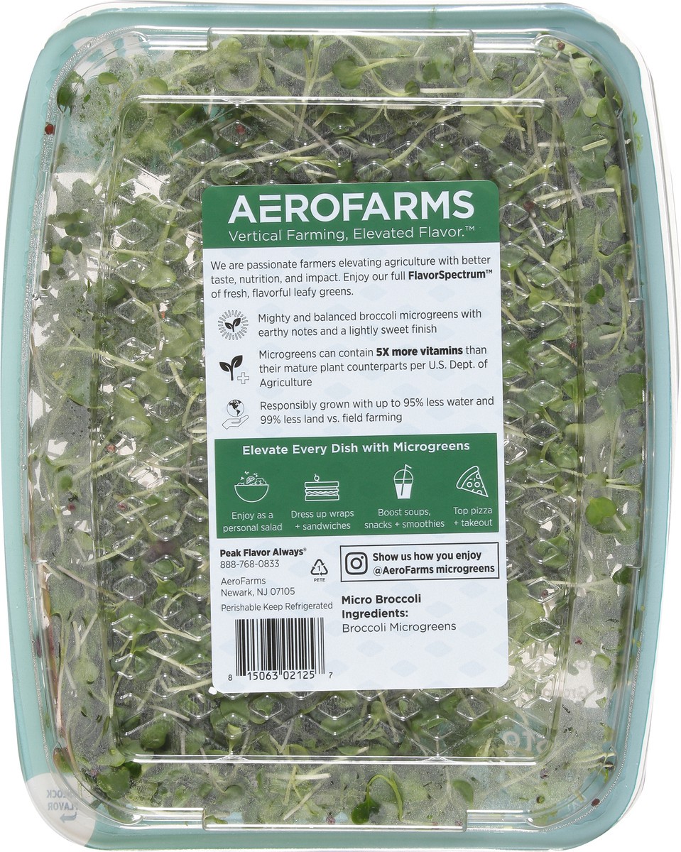 slide 6 of 9, Aerofarms Micro Broccoli, 2 oz