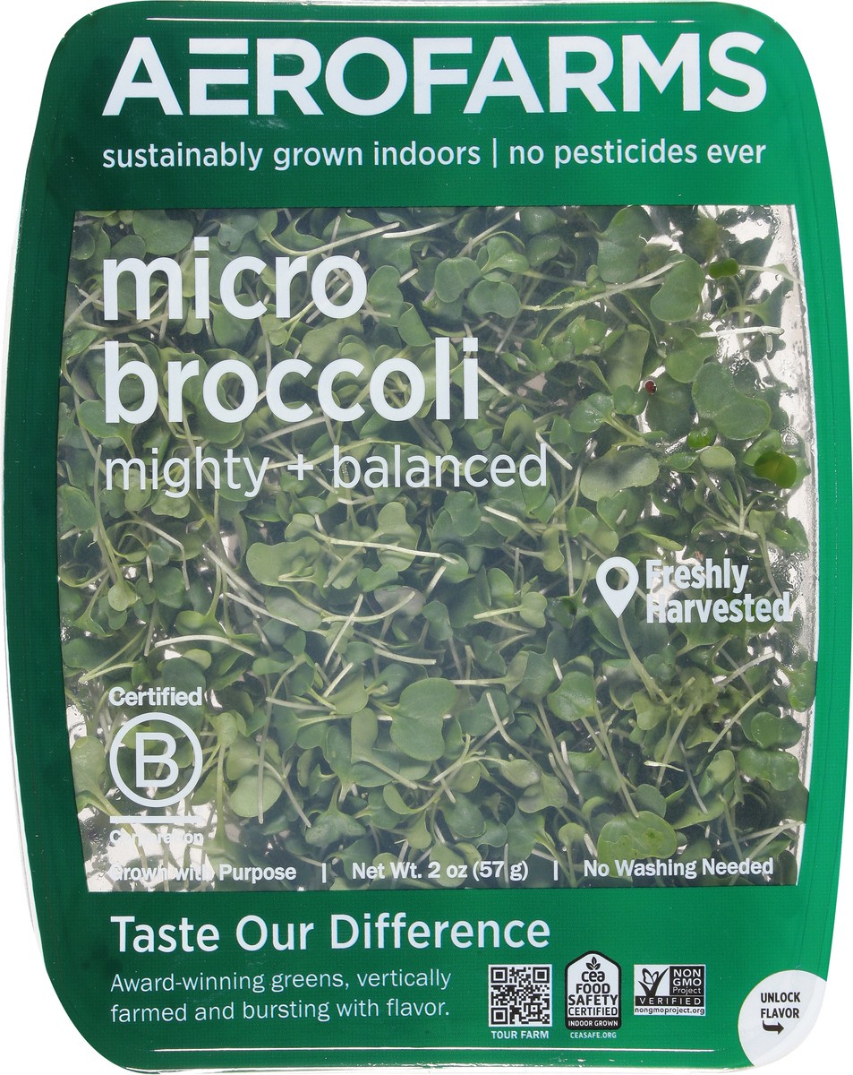 slide 8 of 9, Aerofarms Micro Broccoli, 2 oz