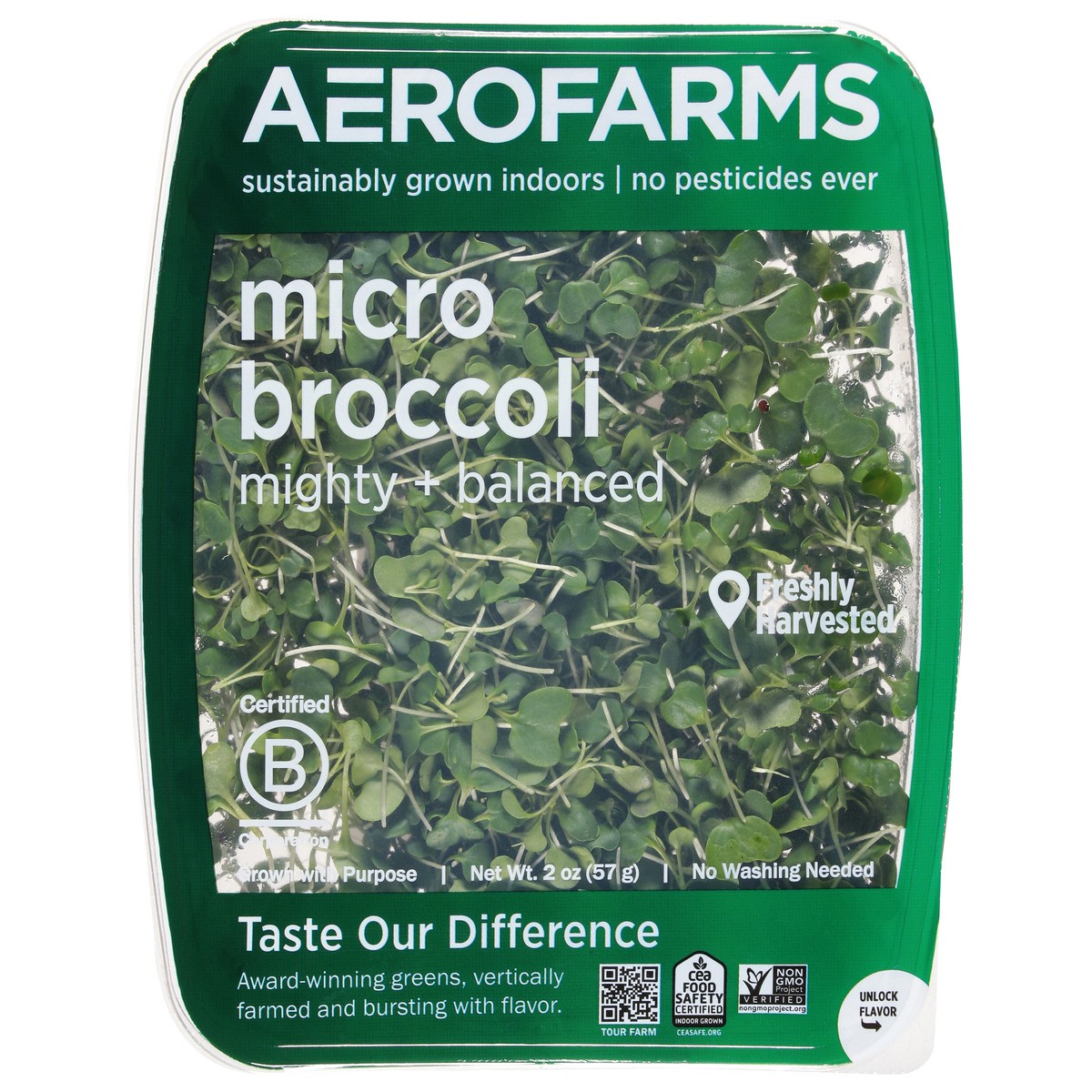 slide 1 of 9, Aerofarms Micro Broccoli, 2 oz