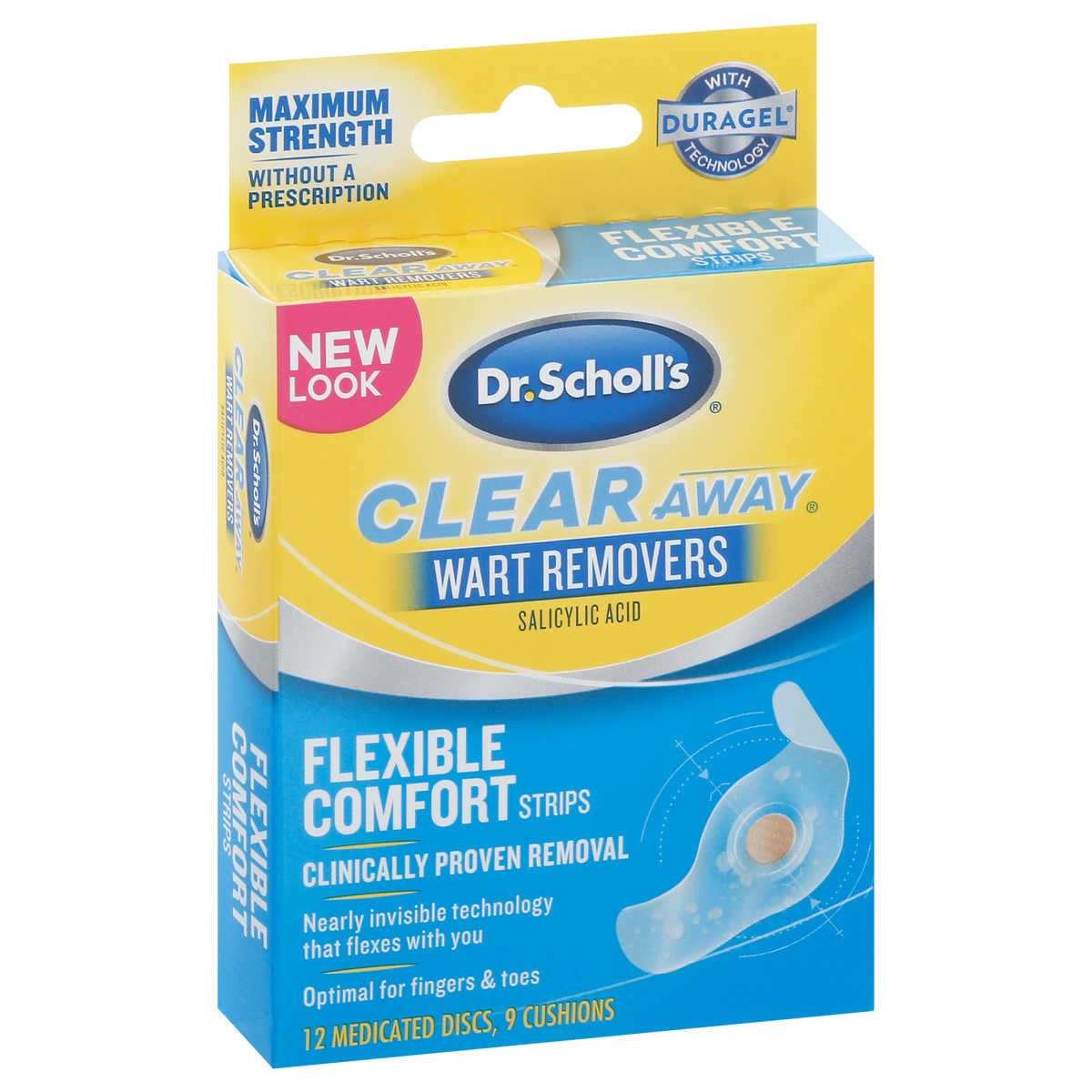 slide 9 of 9, Dr. Scholl's Wart Remover Maximum Strength Strips, 9 ct