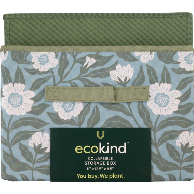 slide 1 of 1, U Style Collections U Style Ecokind Square Collapsible Storage Box, 1 ct