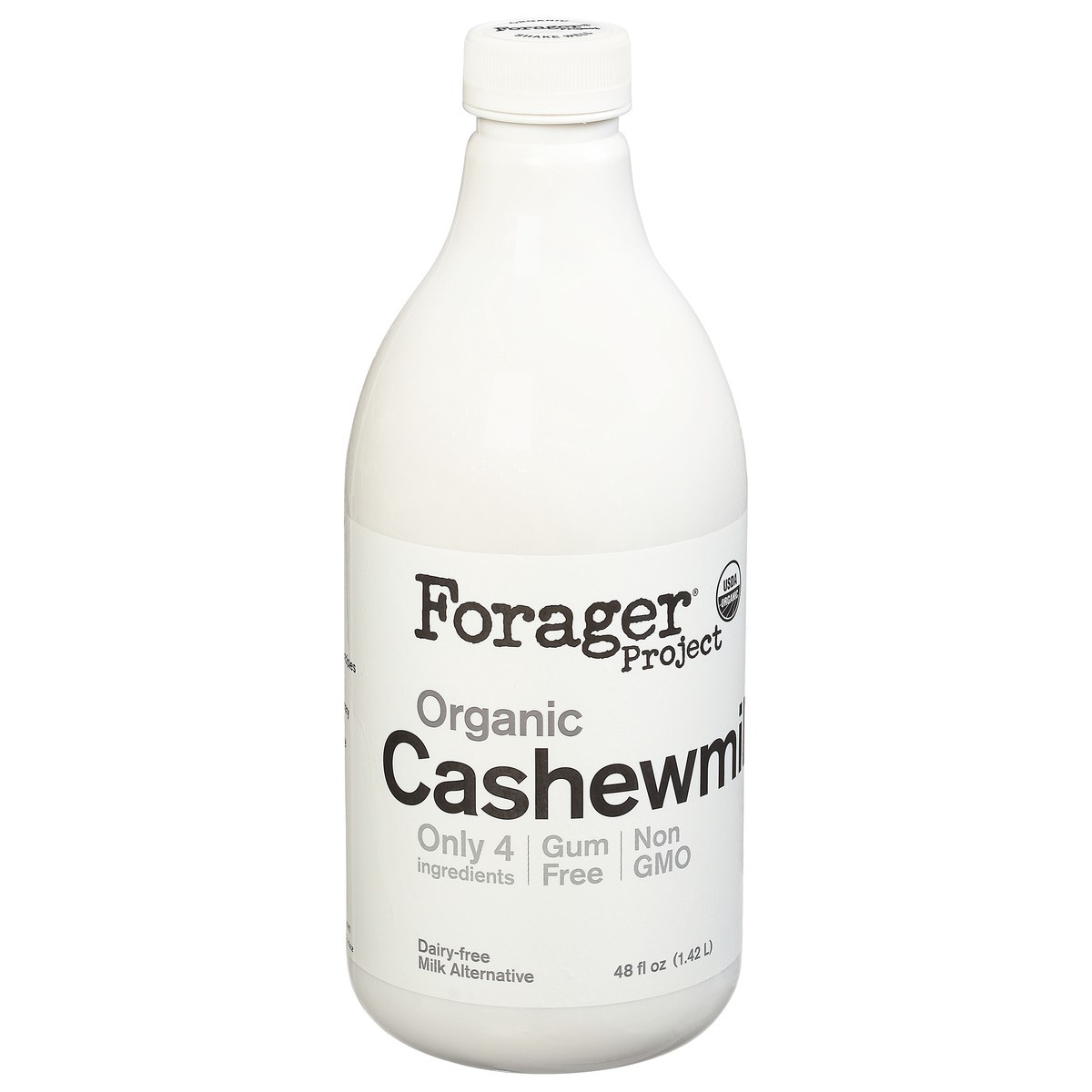 slide 2 of 9, Forager Project Cashew Milk Vegan Unsweet Organic, 48 fl oz